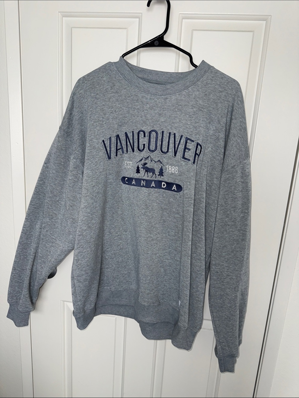 Vancouver Canada Grey Crewneck Sweatshirt